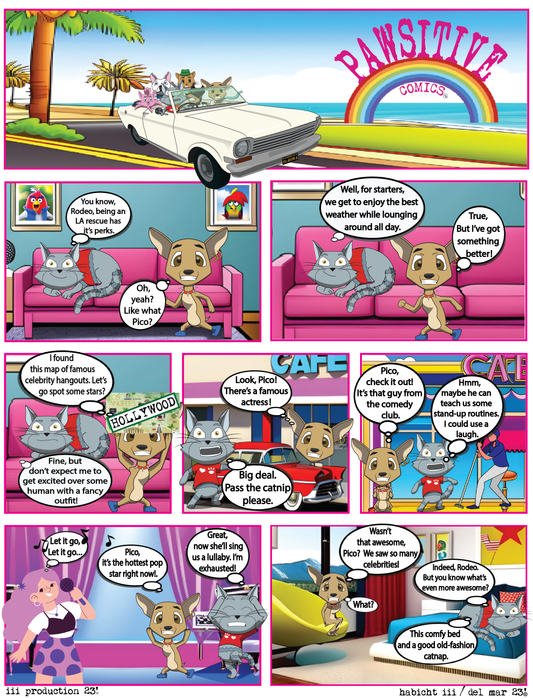 Pawsitive Adventures in Los Angeles - "Star Struck" - Debut Issue 1